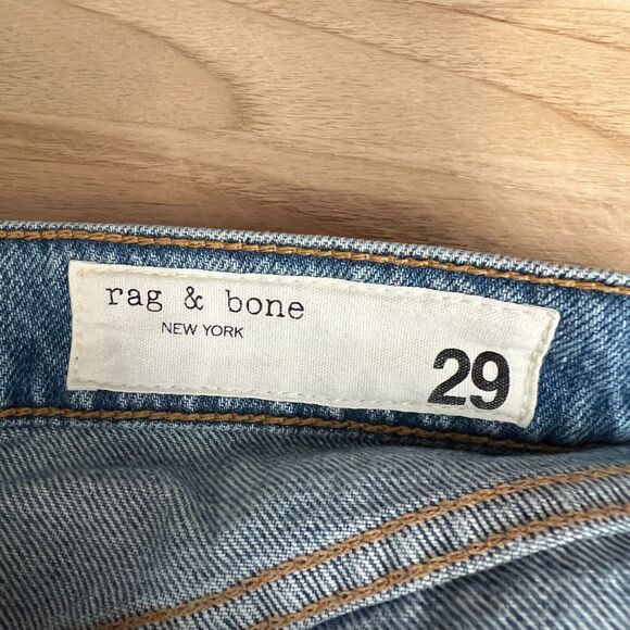 Rag & Bone Shorts Womens 29 Denim Jean Shorts Classic Cut Off - Picture 5 of 7